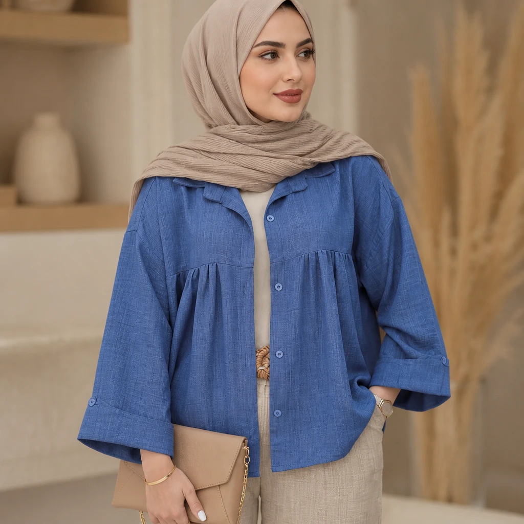 شومیز چیندار زنانه تک و عمده زیرقیمت بازار
